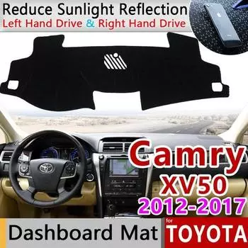 для Camry 50 XV50 2012~2017 противоскользящий коврик на приборную панель накладка солнцезащитный козырек коврик на приборную панель автомобильные аксессуары 2013 2014 2015 2016 Left Hand Drive синий