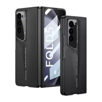Для Camsuag Galaxy Zfold 5 4 3 5G чехол со стеклянной пленкой, защитный чехол для объектива, противоударные чехлы для телефонов, складные чехлы For Galaxy Z Fold5