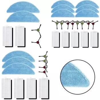 Для Cecotec Conga Eternal Pet Max X-Treme Parts, боковая щетка, фильтр, ткань для швабры