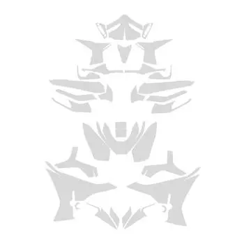 Для CFMOTO 450 SR-S PPF Для CFMOTO 450 SR Защитная пленка для лакокрасочного покрытия TPU Защита обтекателя Защита лакокрасочного покрытия от царапин 2023-2024 белый