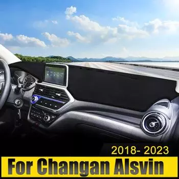Для Changan Alsvin 2018 2019 2020 2024 2024 2024 Чехол на приборную панель автомобиля, защищающий от света, солнцезащитный козырек, анти-УФ-ковры, нескользящий чехол