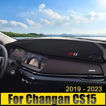 Для Changan CS15 2019 2020 2024 2024 2024 Крышка приборной панели автомобиля, защитная накладка от солнца, анти-УФ-ковры, нескользящие коврики, аксессуары