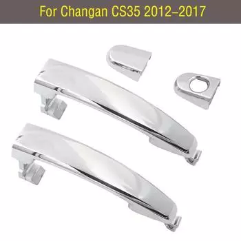 Для Changan CS35 2012-2017 хромированная передняя и задняя внешняя дверная ручка, наружная дверная ручка, крышка front left handle