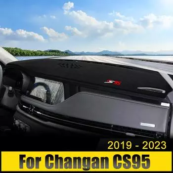 Для Changan CS95 2019 2020 2024 2024 2024 Крышка приборной панели автомобиля, защитная накладка от солнца, анти-УФ-ковры, нескользящие коврики, аксессуары