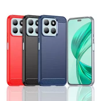 Для чехла Honor X8b Чехол для Honor X8b X8 b Противоударный противоударный силиконовый чехол из углеродного волокна для чехла Honor X8b 6,7 дюйма For Honor X8b чёрный