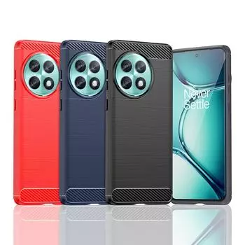 Для чехла OnePlus Ace 2 Pro Чехол для OnePlus Ace 2 Pro Противоударный силиконовый чехол из углеродного волокна для OnePlus Ace 2 Pro Чехол 6,74 дюйма OnePlus Ace 2 Pro чёрный