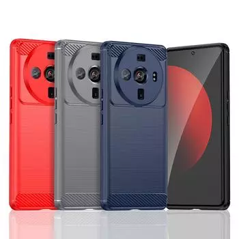 Для чехла Xiaomi 12S Ultra Чехол для Xiaomi 12S Ultra 12S 12 Pro 12X 12Lite Силиконовый чехол из углеродного волокна для Xiaomi 12S Ultra Чехол For Xiaomi 12S Ultra чёрный