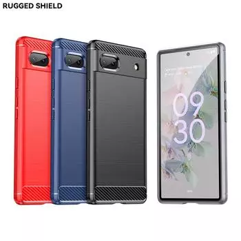 Для Чехол Google Pixel 6A Чехол Для Google Pixel 6A Бампер Силиконовый Карбоновый Задний Чехол Для Google Pixel 6A Pixel6 6 Pro Чехол Google Pixel 6A чёрный