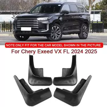 Для Chery Exeed VX FL 2024 2025 автомобильный стайлинг ABS автомобильные брызговики брызговики брызговики передние задние крылья автомобильные аксессуары чёрный