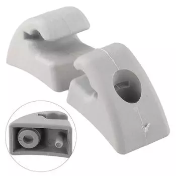 Для CHERY QQ QQ3 пряжки клипсы 2 шт для CHERY QQ QQ3 пластиковые пряжки солнцезащитный козырек клипсы серые Plug-and-play 2 шт/комплект CHINA