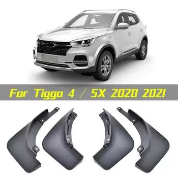 Для Chery Tiggo 4 5X 2022 автомобильные аксессуары, брызговик, передний и задний брызговик, защита от брызг, накладка чёрный