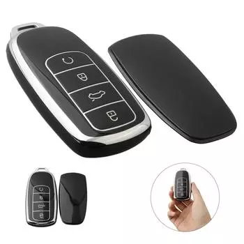 Для Chery Tiggo 8 Pro 5 Plus Для Chery Tiggo 7pro Key Protector Car Key Cover Сменные аксессуары Горячая Распродажа Практичные чёрный