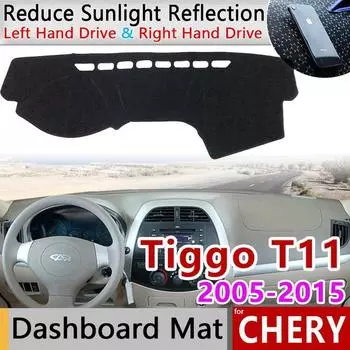 для Chery Tiggo T11 2005~2015 Facelift противоскользящий коврик на приборную панель накладка солнцезащитный козырек коврик для приборной панели защитные автомобильные аксессуары 2009 2010 2011 Left Hand Drive синий