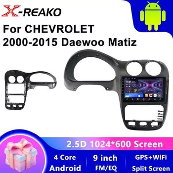 Для CHEVROLET 2000-2015 Daewoo Matiz 9INCH Car Radio Android Stereo Audio Screen Multimedia Video Player Navigation (LHD) 4 core 1GB+32GB carplay