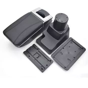 Для Chevrolet Aveo Sonic Lova T250 T300 Подлокотник Коробка для хранения содержимого центрального магазина Подстаканник чёрный