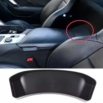 Для Chevrolet Corvette C7 2014-задняя коробка для хранения монет, карт, очков, ключей, коробка для хранения ключей из АБС-пластика, аксессуары для хранения 1 чёрный