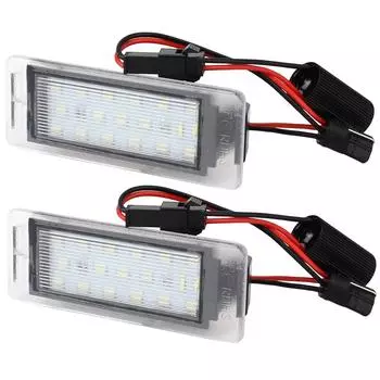 Для Chevrolet Cruze 2010-2014 Camaro 2010-2013 Автомобильный светильник для Buick Encore 2013-2014 LaCrosse 2010-2013 2 шт. светодиодный светильник для освещения номерного знака