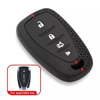 Для Chevrolet Cruze Onix Trax Volt Bolt Equino Malibu Blazer Traverse Seeker Orlando Spark Sonic Camaro чехол для автомобильного ключа чёрный