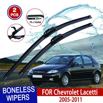 Для Chevrolet Lacetti 2005-2011 автомобильный стеклоочиститель U-образный мягкий резиновый бескаркасный без кронштейна автомобильные дворники 22 +19