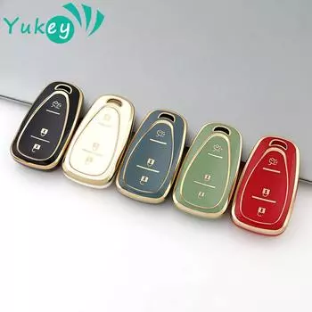 Для Chevrolet Malibu Blazer Traverse Seeker Onix Equino Volt Bolt Trax Orlando Cruze Spark Sonic Camaro ТПУ чехол для ключей от машины чёрный