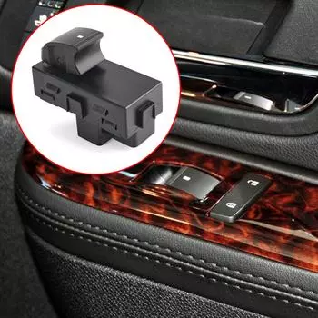 Для Chevrolet Suburban Avalanche Traverse GMC Sierra Yukon Yukon XL Buick Lucerne кнопка управления окном 15162028 SW9272 чёрный