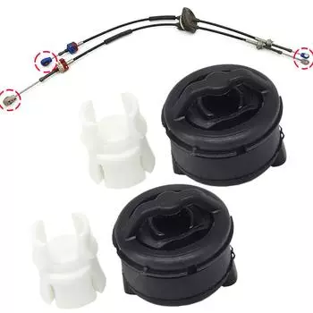 Для Citroen C3 SC C2 JM 2003 2005 2007 2009 2011 2012 2013 Механическая коробка передач Тросовый привод Рычаг переключения передач Концевой шарнир Тяги Цанга Поворотная соединительная втулка 1pc