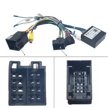 Для Citroen C-QUATR/C-4 Low 16-контактный разъем жгута проводов стереорадио CANBUS