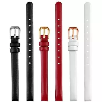 Для CK Натуральная кожа женский ремешок Rebel Rebel серии K8P 231 K8P 236/237 Красный Черный Белый кожаный ремешок для часов 8 мм 8mm