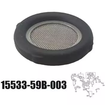 Для CR-V 17-22 Фильтр подачи масла Турбокомпрессор Фильтр подачи масла Турбокомпрессор 15533-59B-003 Черный Для CRV Для Honda CHINA