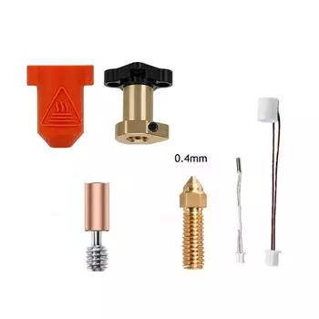 Для Creality K1/K1 Max Hotend керамическая нагревательная трубка 24 В 60 Вт 300 градусов по Цельсию термисторный датчик высокая теплопроводность для K1 Max K1