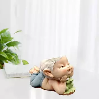 для цветочного горшка Frog Boy из эпоксидной смолы, держатель для суккулентного растения, силиконовая форма для бетона, держатель для ручек своими руками