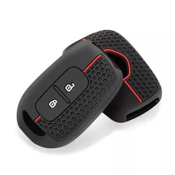 Для Dacia Duster Spring Logan Sandero Stepway Lodgy Для Renault Scenic Master Dokker Duster Силиконовый чехол для автомобильного ключа Чехол для ключей красный