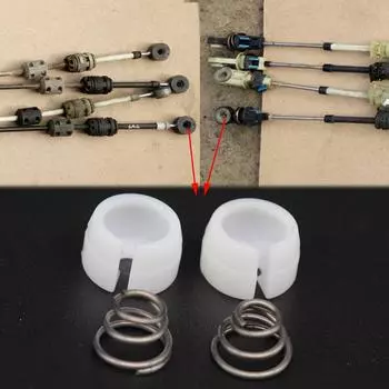 Для Dacia Logan Sandero Renault Symbol Scala Megane Scenic Втулка троса механической коробки передач Концевая втулка Зажим пружины рычага выбора передач 1 Kit