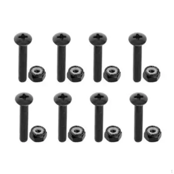 для деталей сборки скейтборда Longboard Black_35mm_8pcs
