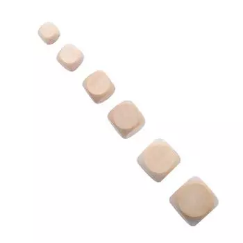 для детей детские игрушки семья DIY печать кубики D6 6-сторонние деревянные кубики пустые кубики деревянные кубики 1.4cm