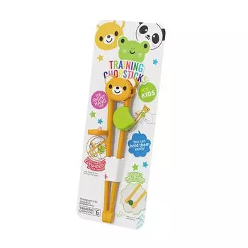 Для детей Мультяшные животные Палочки для еды Милый медведь панда Начальное обучение Палочки для еды Детские Тренировочные Столовые приборы Палочки для еды