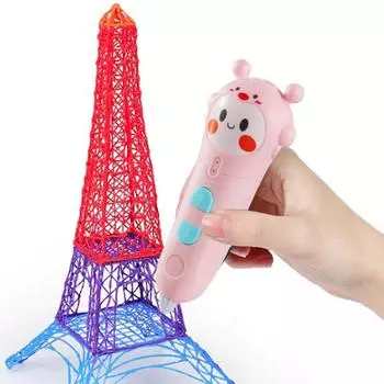 Для детей/взрослых 3D-печать карандаши художественный ремесленный принтер DIY игрушки для рисования 3D-ручка для рисования blue-rabbit