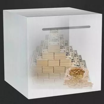 Для детей/взрослых куб не открывается, банка для денег, сейф, сберегательная банка для денег, копилка