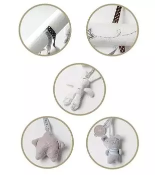 Для детской коляски, кроватки, аксессуаров для младенцев, погремушек, игрушек, мягких кроликов, медведей, подвесных игрушек для детской коляски, плюшевых кукол