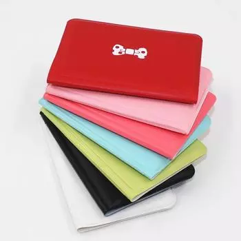 Для девочек и женщин Бизнес-держатель для кредитных карт Чехол для карт 12 бит с бантом и принтом Кожаный держатель для удостоверений личности Чехол для карт Держатель для карт Кошелек