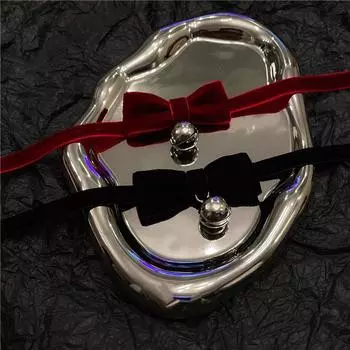 Для девочек колокольчик бархат темперамент женское ожерелье ключица цепочка чокер корейские украшения на шею красный бант E