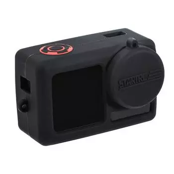 Для DJI Action 5 Pro силиконовый чехол полный защитный чехол чехол полный комплект аксессуаров и защиты комплект аксессуаров чёрный