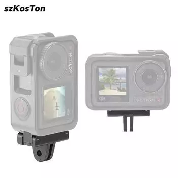 Для DJI Osmo Action 3 4 Магнитный адаптер с двумя лапками Универсальный порт с резьбой 1/4 Для DJI Action 4 3 Аксессуары для камеры Universal