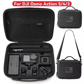 Для DJI Osmo Action 5 Pro 4/3 сумка для хранения спортивная камера цифровая защитная сумка Osmo Action 5 Pro портативная дорожная защита от падений