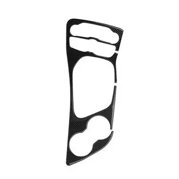 Для Dodge Challenge 2015 2016 2017- 2024 Аксессуары из углеродного волокна Интерьер Центральный блок управления КПП Панель Украшения Наклейка 5D чёрный