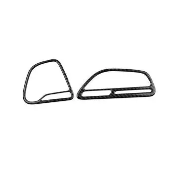 Для Dodge Challenge 2015-2024 Аксессуары Карбоновый Интерьер Инструмент Левый и правый Воздухозаборник Декоративные Наклейки 5D чёрный