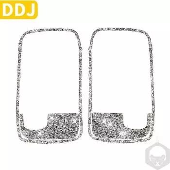 Для Dodge Challenger 2008-2014 Bling Crystal внутренняя дверная ручка 4 шт. наклейка модификация украшения автомобильные аксессуары A