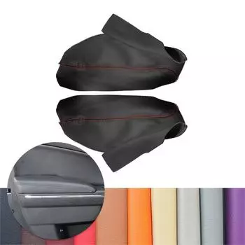 Для Dodge Charger 2011 2012 2013 2014 2015 2016 2017 2018 автомобильные аксессуары передние 2 двери подлокотник панель кожаный чехол чёрный