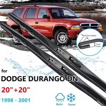 Для Dodge Durango DN MK1 1998 1999 2000 2001 передние щетки стеклоочистителя резиновый резак лобовое стекло авто замена Style A