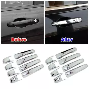 Для Dodge Journey 2008-2011 дорестайлинговый ABS автомобиль хромированный стиль боковая ручка двери накладка отделка 2009 2010